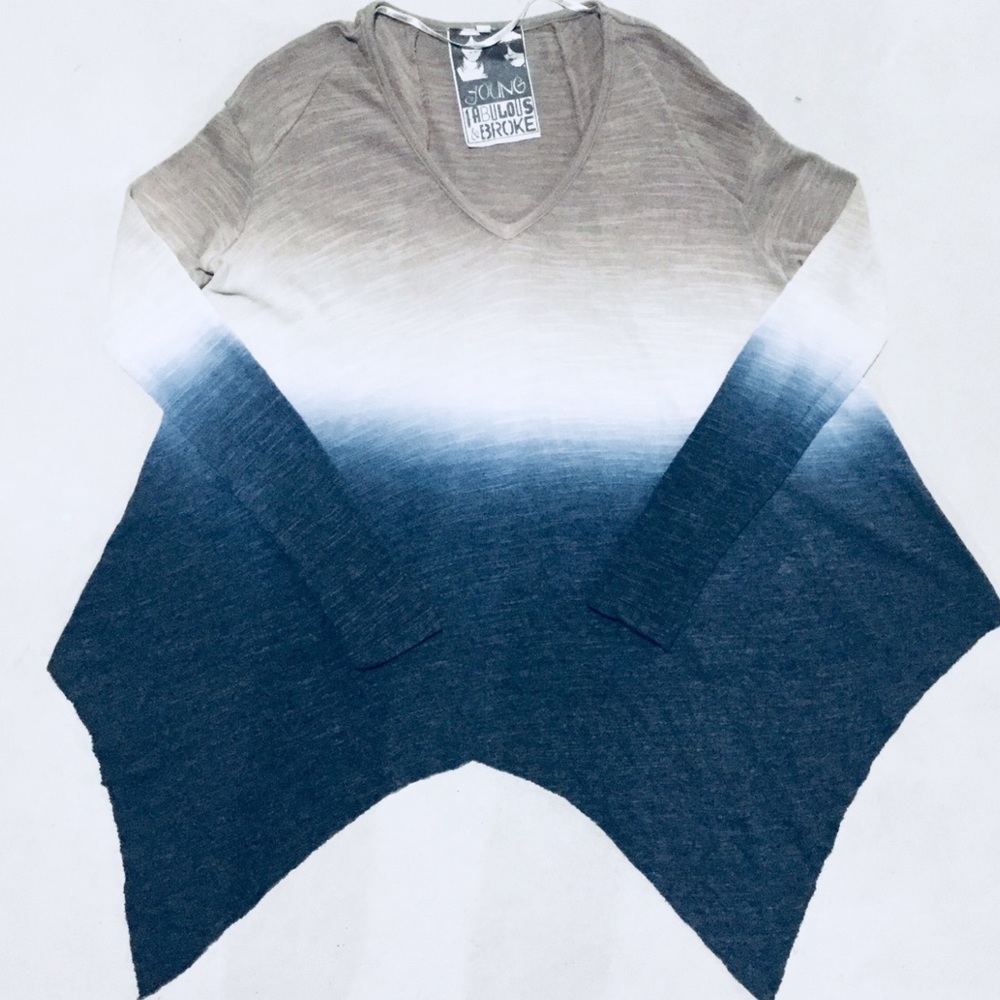 YOUNG, FABULOUS & BROKE ••• Dip-Dyed Sweater